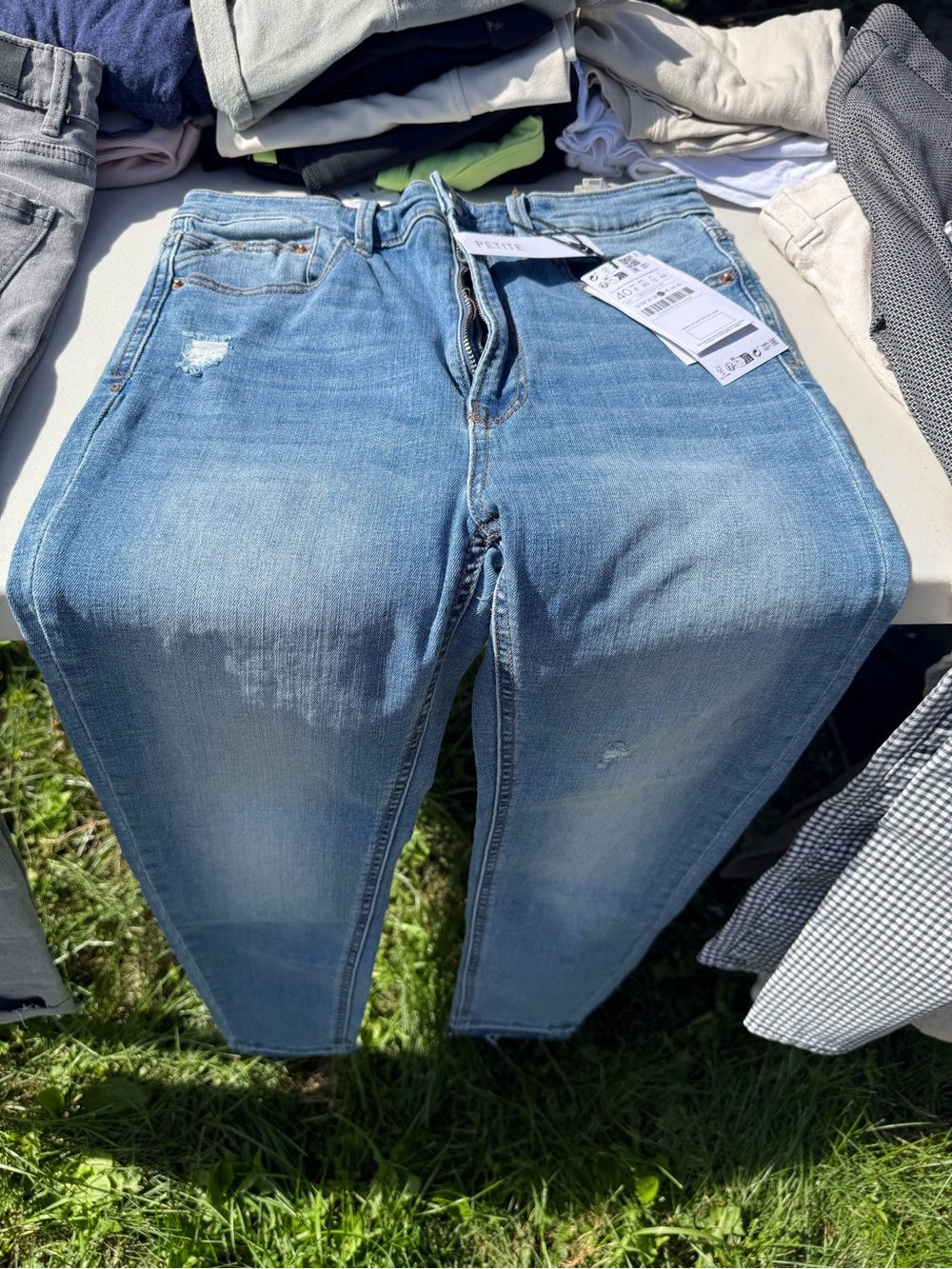 stradivarius Light Blue Skinny Jeans